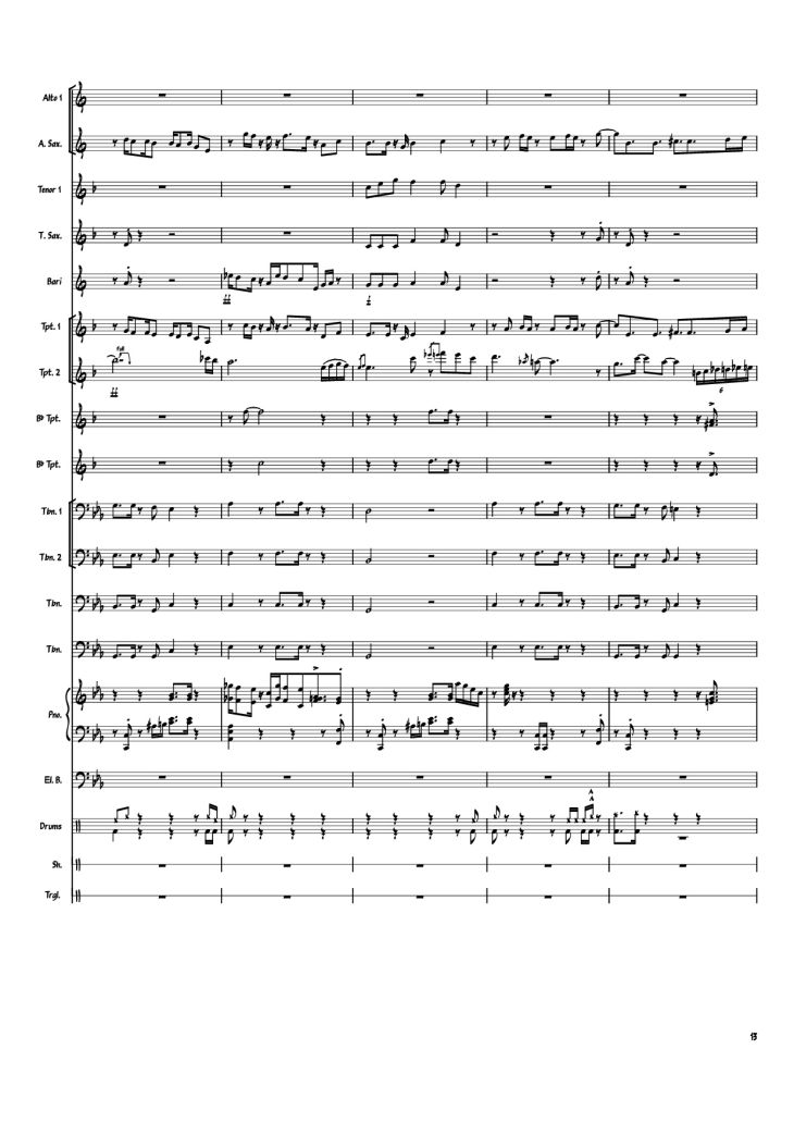 Page 13 of the piano sheet music PDF Piano – Heartbeat, Heartbreak Piano by Arranger: savepro3