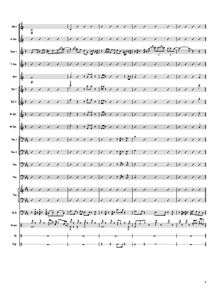 Page 7 of the piano sheet music PDF Piano – Heartbeat, Heartbreak Piano by Arranger: savepro3