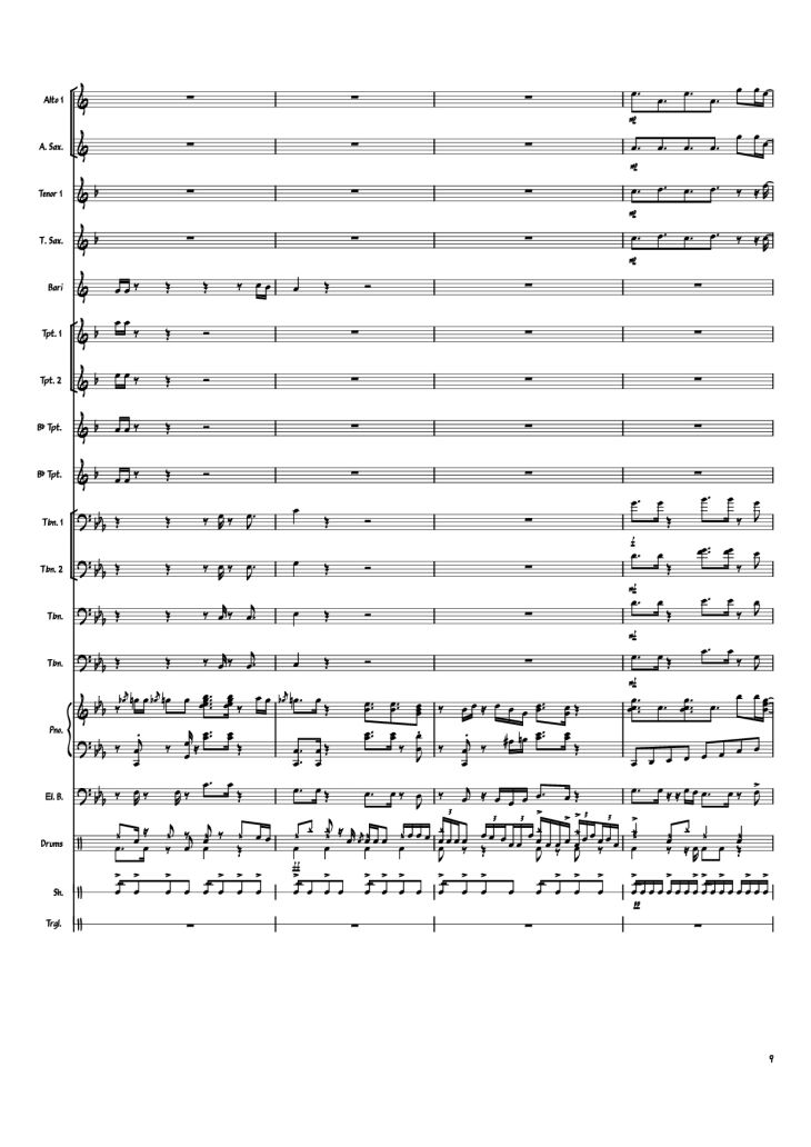 Page 9 of the piano sheet music PDF Piano – Heartbeat, Heartbreak Piano by Arranger: savepro3