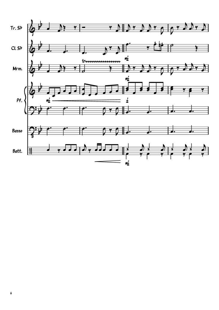 Page 6 of the piano sheet music PDF Piano Guitar Tab – Papaveri e Papere Piano by Musica e testo di Mario Panzeri, Nino Rastelli e Vittorio Mascheroni