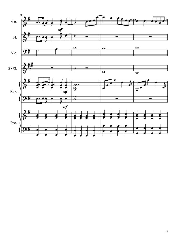 Page 11 of the piano sheet music PDF Piano – Payphone Piano by Undefined