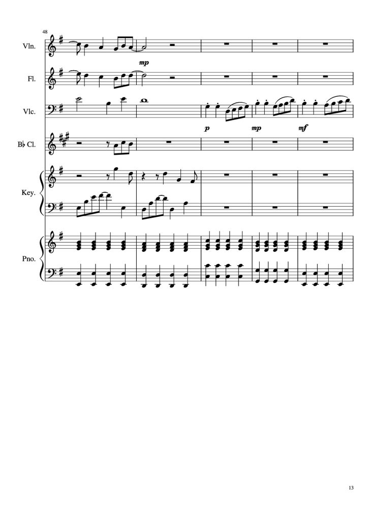 Page 13 of the piano sheet music PDF Piano – Payphone Piano by Undefined