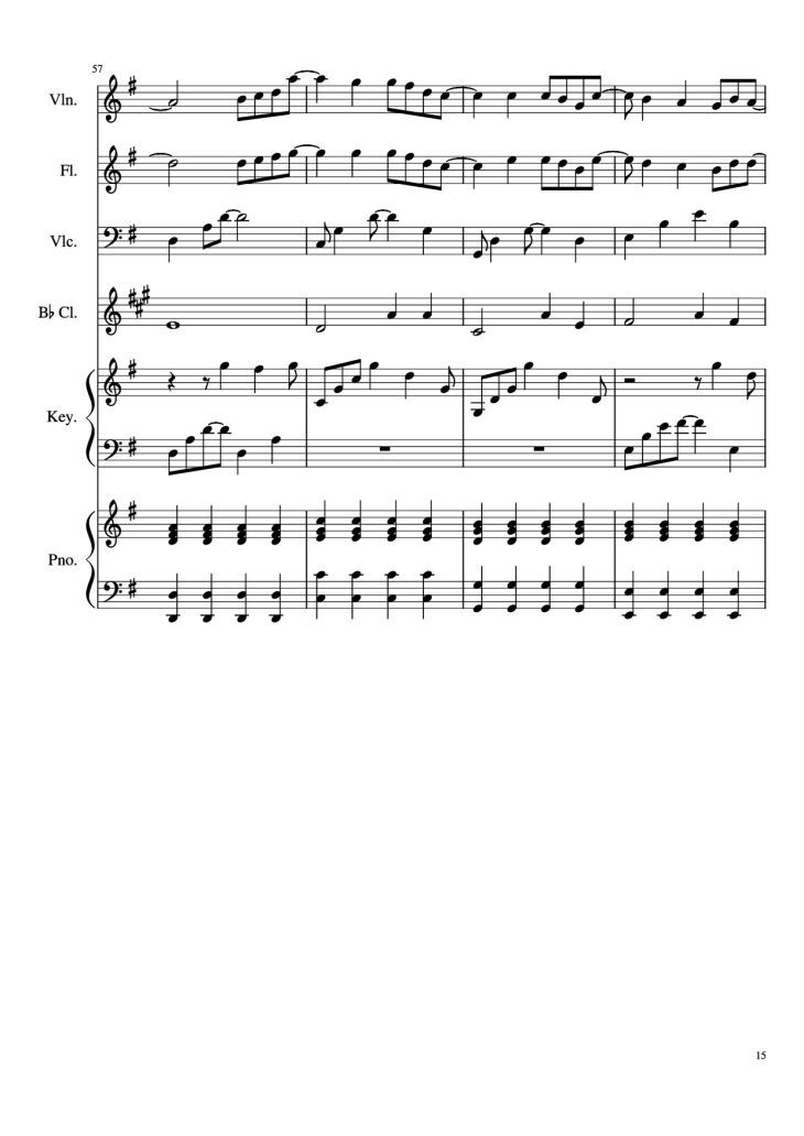 Page 15 of the piano sheet music PDF Piano – Payphone Piano by Undefined