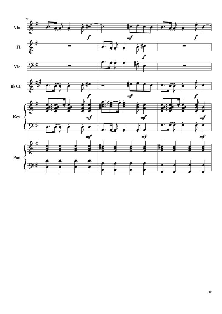 Page 19 of the piano sheet music PDF Piano – Payphone Piano by Undefined