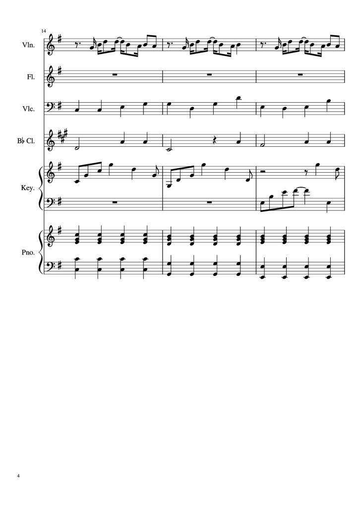 Page 4 of the piano sheet music PDF Piano – Payphone Piano by Undefined