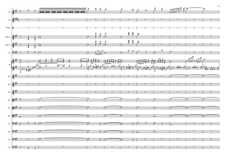 Page 3 of the piano sheet music PDF – Forrest Gump Piano by A. Silvestri