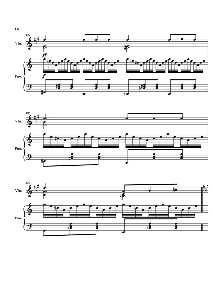 Page 14 of the piano sheet music PDF Piano – TUOI DA BUON - covered Piano by Bach N Tran