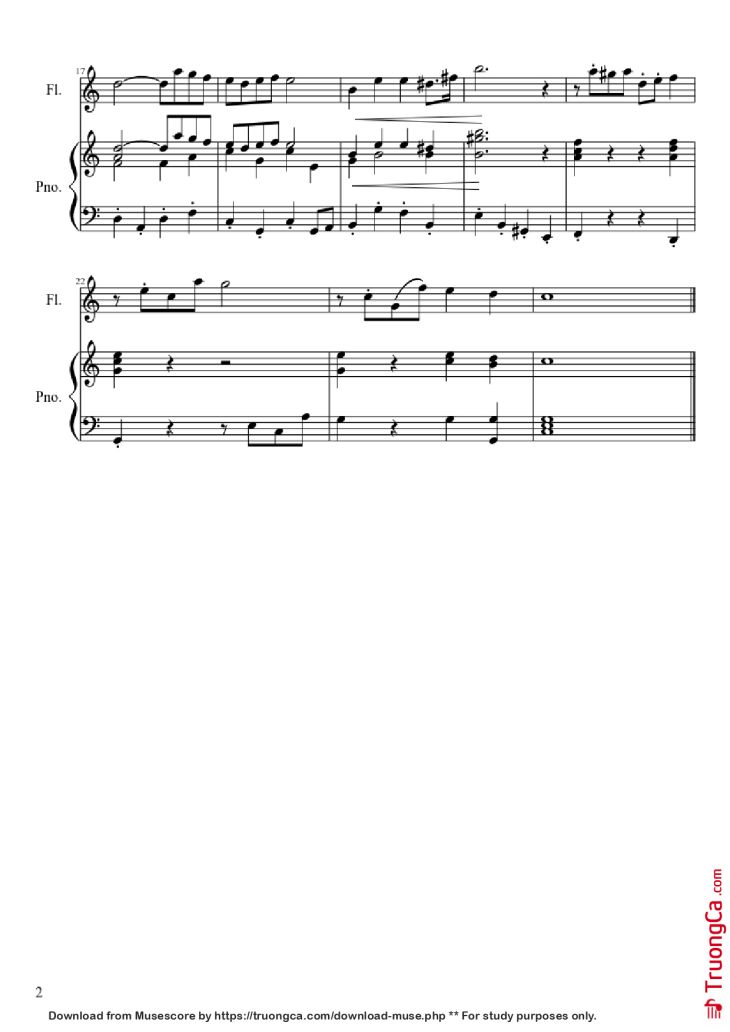 Page 2 of the piano sheet music PDF Piano – Canción del Toreador Piano by Georges Bizet