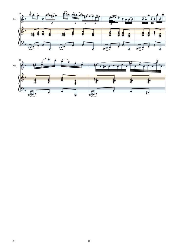 Page 6 of the piano sheet music PDF Piano – El Choclo Piano by Undefined