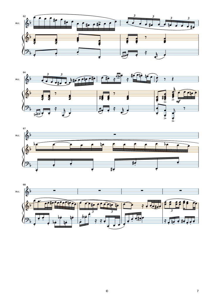 Page 7 of the piano sheet music PDF Piano – El Choclo Piano by Undefined