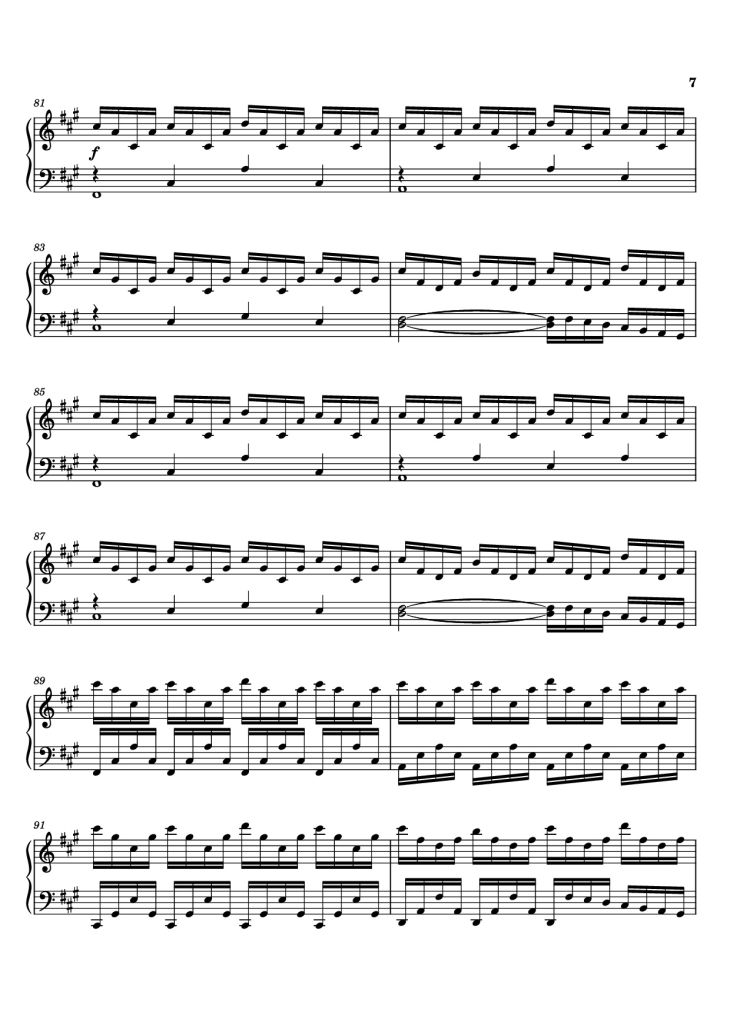 Page 7 of the piano sheet music PDF Piano – Experience Piano by Ludovico Enaudi