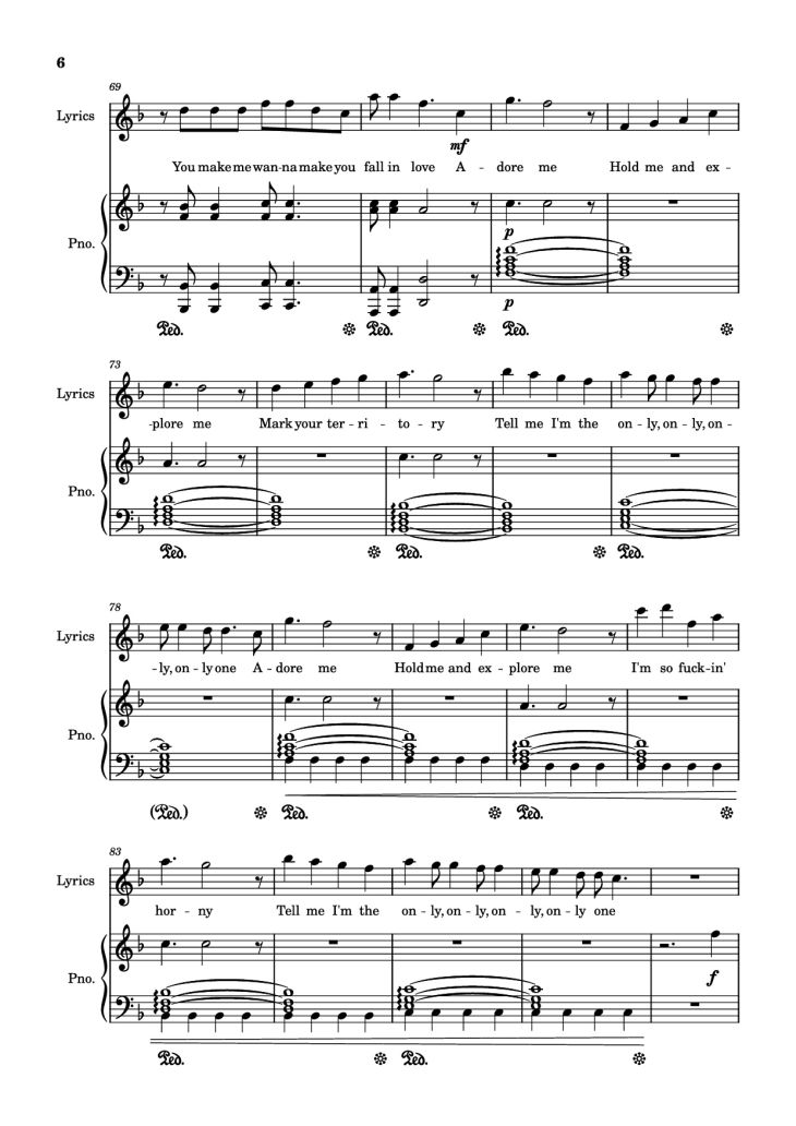 Page 6 of the piano sheet music PDF Piano – Juno Piano by Always_piano