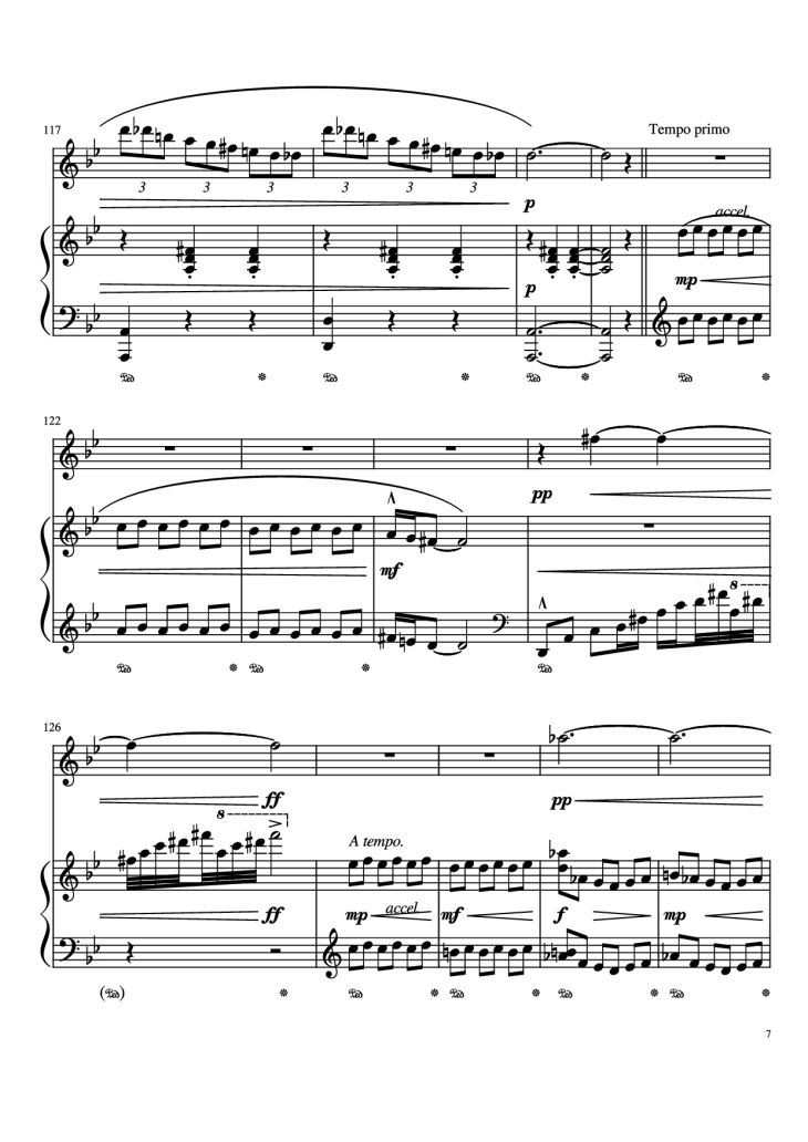 Page 7 of the piano sheet music PDF Piano – Merry Go Round Of Life Piano by Undefined