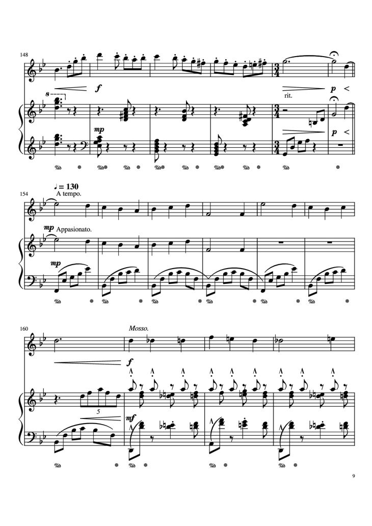 Page 9 of the piano sheet music PDF Piano – Merry Go Round Of Life Piano by Undefined