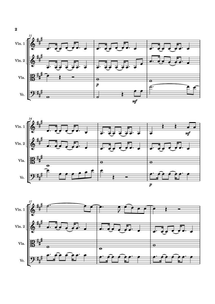 Page 2 of the piano sheet music PDF – What About Us Violin by Pink