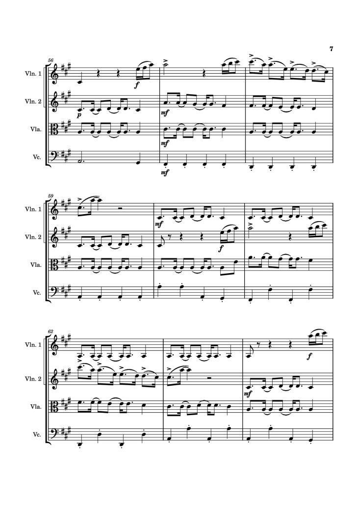 Page 7 of the piano sheet music PDF – What About Us Violin by Pink