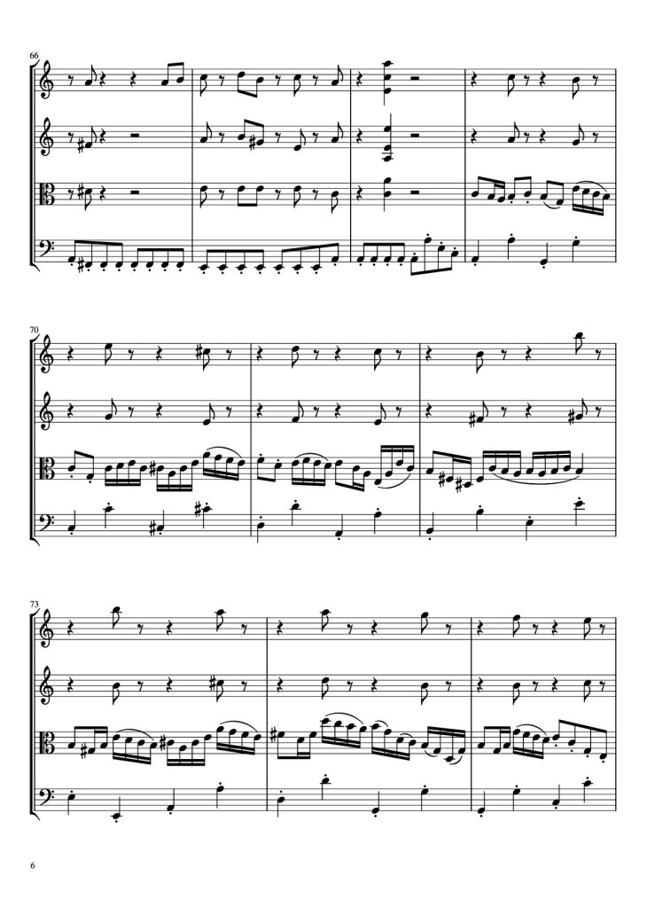 Page 6 of the piano sheet music PDF – Beethoven Virus Violin by BanYa