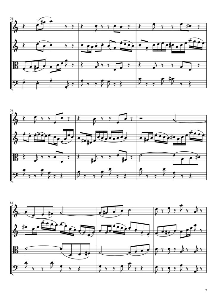 Page 7 of the piano sheet music PDF – Beethoven Virus Violin by BanYa