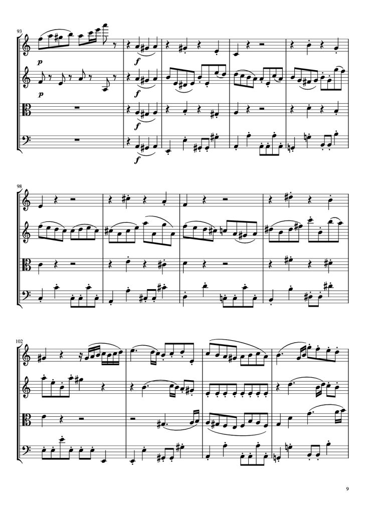Page 9 of the piano sheet music PDF – Beethoven Virus Violin by BanYa