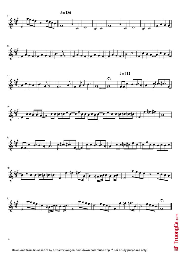 Page 2 of the piano sheet music PDF – House of Memories Violin by Panic! at the Disco