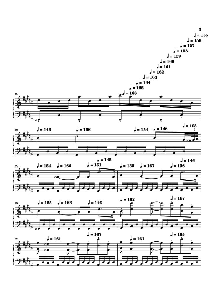 Page 3 of the piano sheet music PDF – Moonlight Sonata 3rd Movement Piano by Kudoshinichit