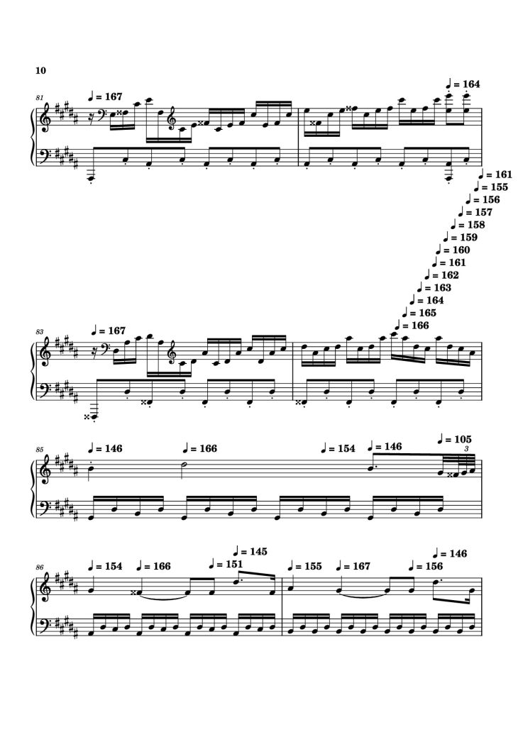Page 10 of the piano sheet music PDF – Moonlight Sonata 3rd Movement Piano by Kudoshinichit