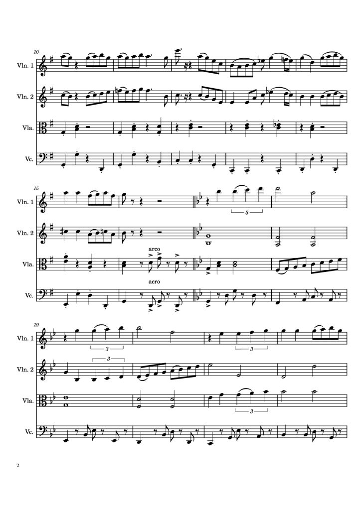 Page 2 of the piano sheet music PDF – Por Una Cabeza Violin by Carlos Gardel
