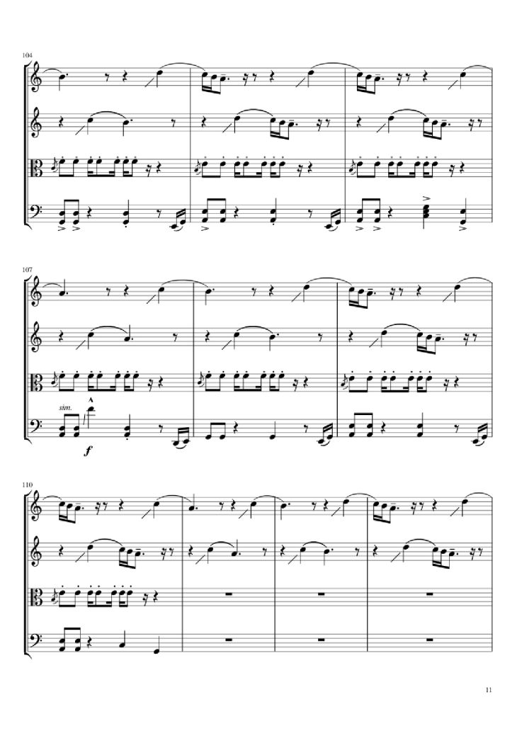 Page 11 of the piano sheet music PDF – Adventure of a Lifetime Violin by Comp. Coldplay