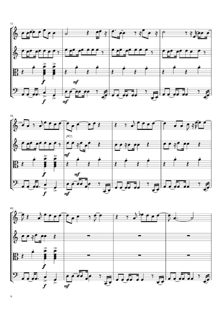 Page 6 of the piano sheet music PDF – Adventure of a Lifetime Violin by Comp. Coldplay