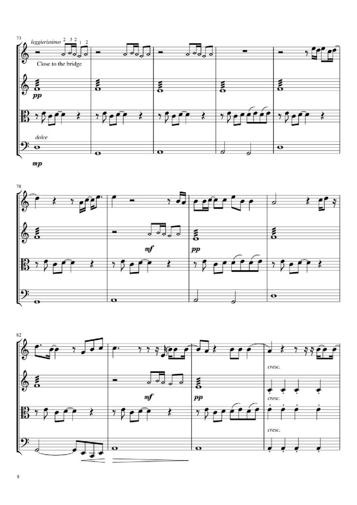Page 8 of the piano sheet music PDF – Adventure of a Lifetime Violin by Comp. Coldplay
