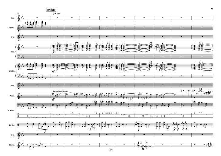 Page 13 of the piano sheet music PDF – Fool