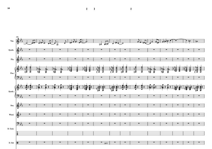 Page 18 of the piano sheet music PDF – Fool