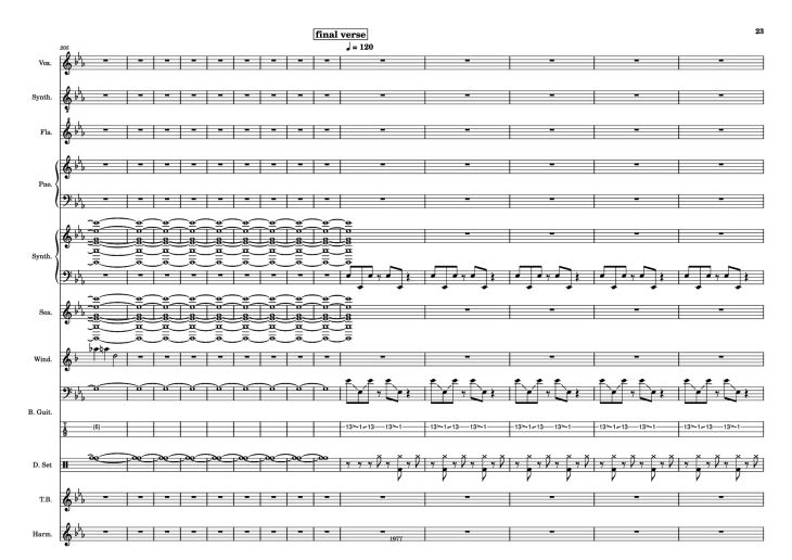 Page 23 of the piano sheet music PDF – Fool