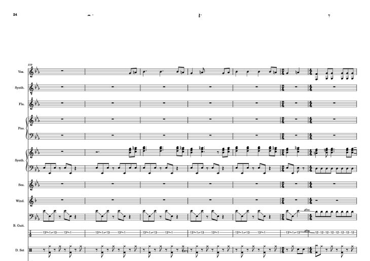 Page 24 of the piano sheet music PDF – Fool