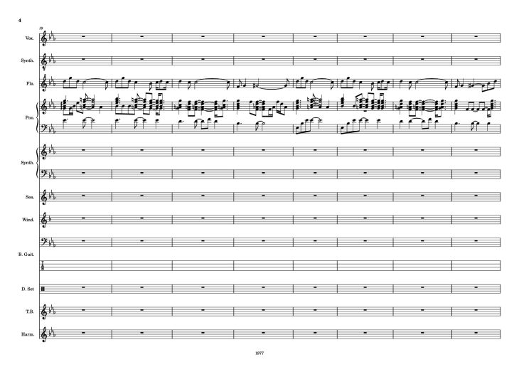 Page 4 of the piano sheet music PDF – Fool