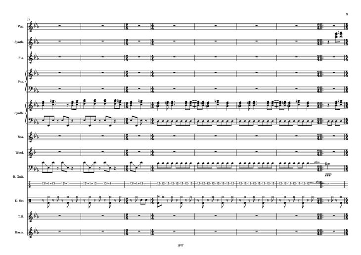 Page 9 of the piano sheet music PDF – Fool