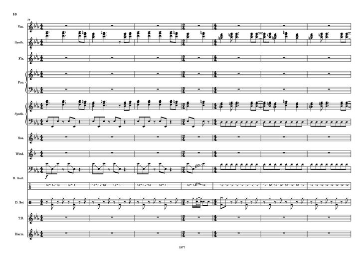 Page 10 of the piano sheet music PDF – Fool