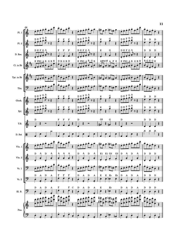 Page 11 of the piano sheet music PDF Piano – In the Hall of the Mountain King Piano by Eduard Grieg