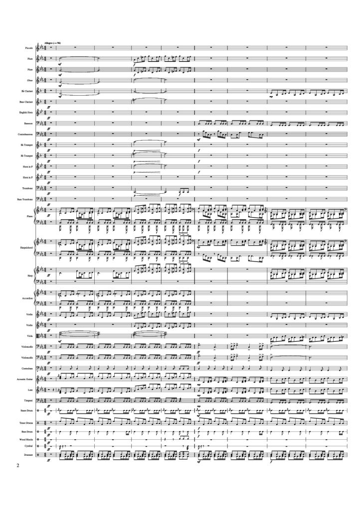 Page 2 of the piano sheet music PDF Piano – Game of Thrones Theme Piano by Ramin Djawadi