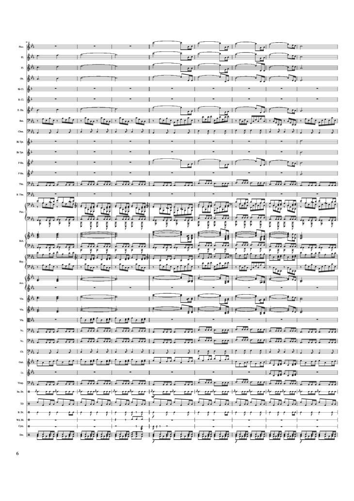Page 6 of the piano sheet music PDF Piano – Game of Thrones Theme Piano by Ramin Djawadi