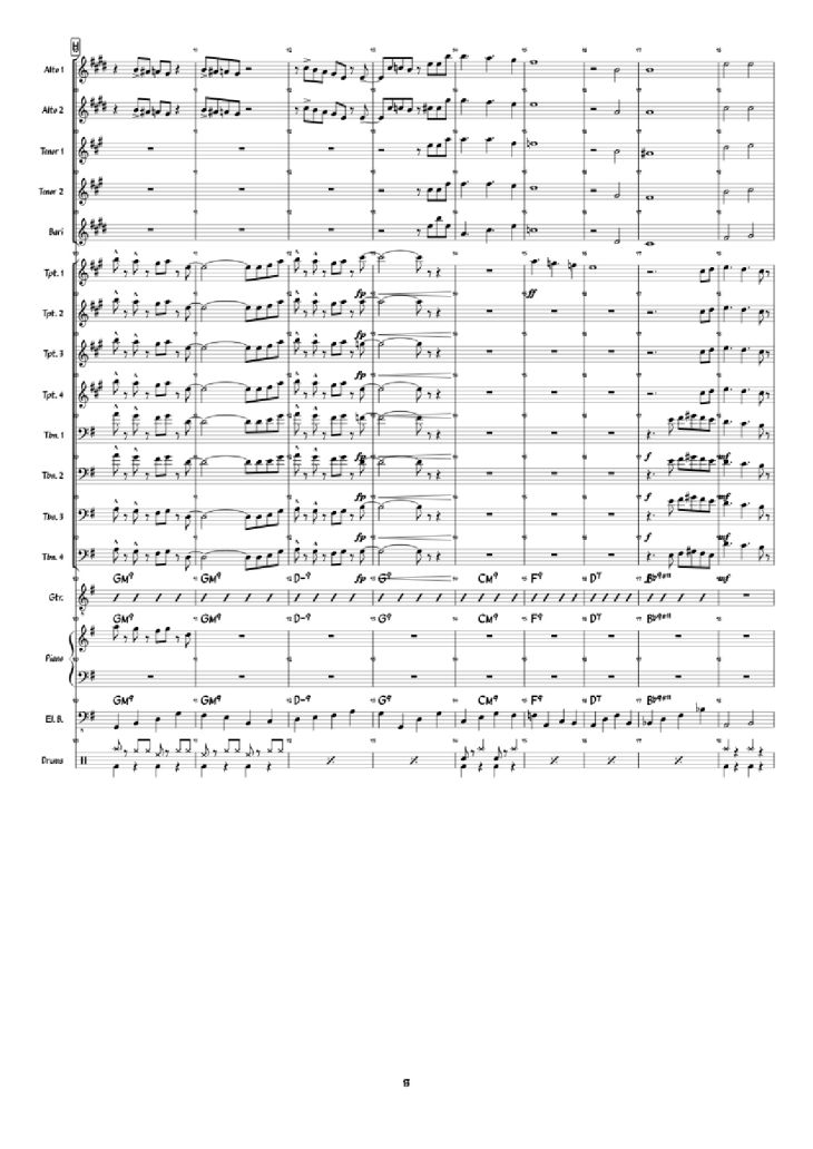 Page 13 of the piano sheet music PDF Piano – Super Mario 3D World: Credits Roll Piano by Arranged by: Jimmy Dunning