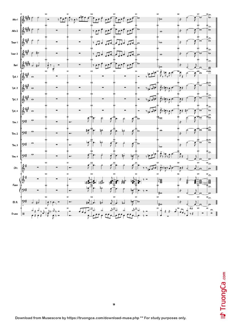 Page 14 of the piano sheet music PDF Piano – Super Mario 3D World: Credits Roll Piano by Arranged by: Jimmy Dunning