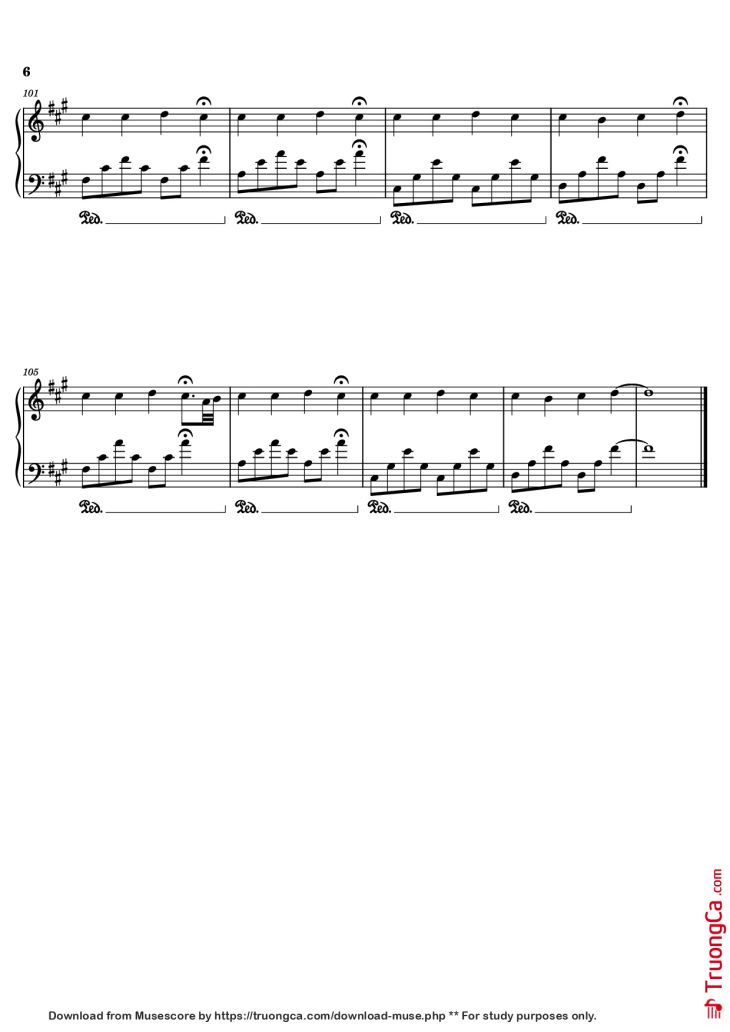 Page 6 of the piano sheet music PDF Piano – experience Piano by Undefined