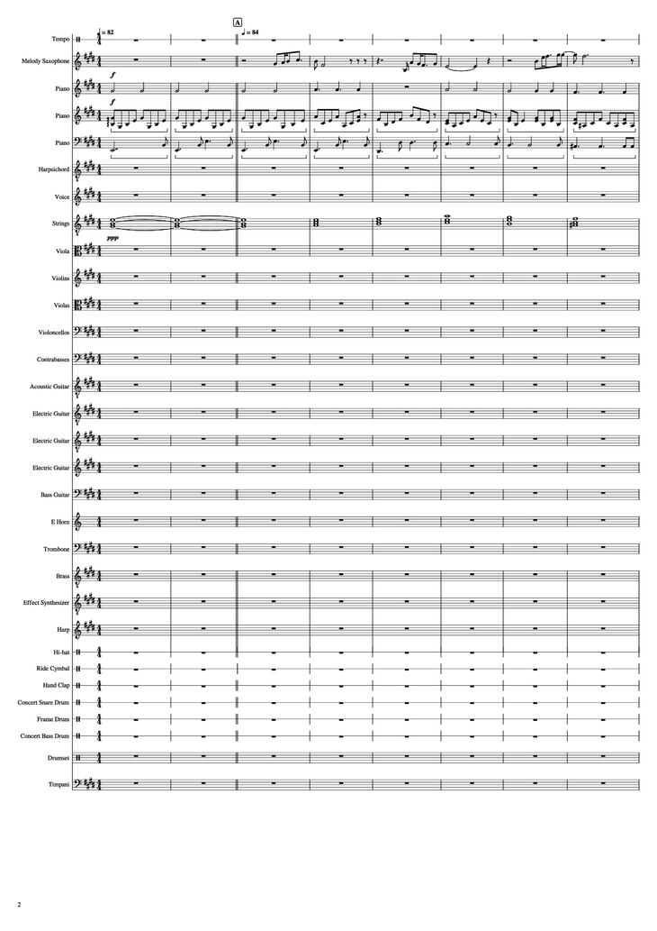 Page 2 of the piano sheet music PDF Piano – John Miles - Music Piano by Undefined