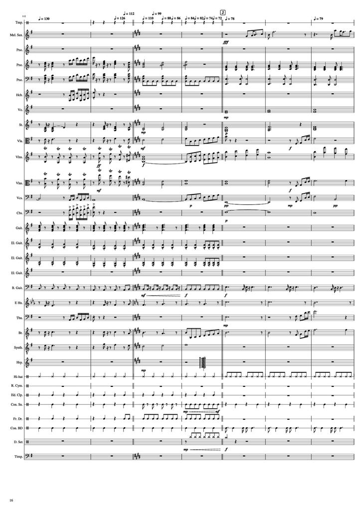 Page 16 of the piano sheet music PDF Piano – John Miles - Music Piano by Undefined