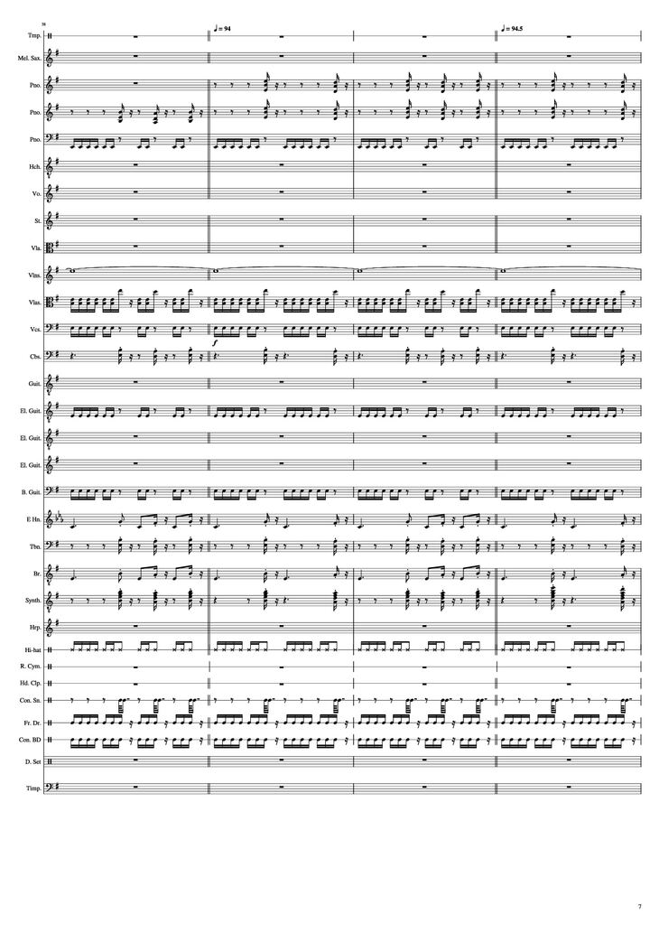 Page 7 of the piano sheet music PDF Piano – John Miles - Music Piano by Undefined
