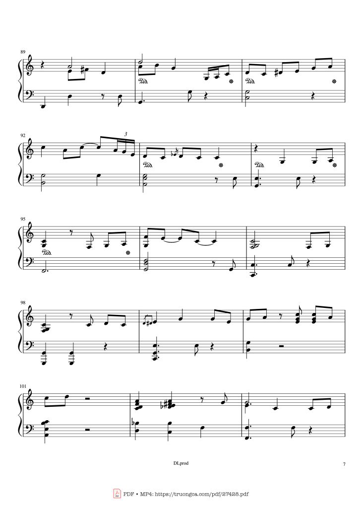 Page 7 of the piano sheet music PDF Piano – Piano man - Billy Joel (Easy Piano) by Love-nsky