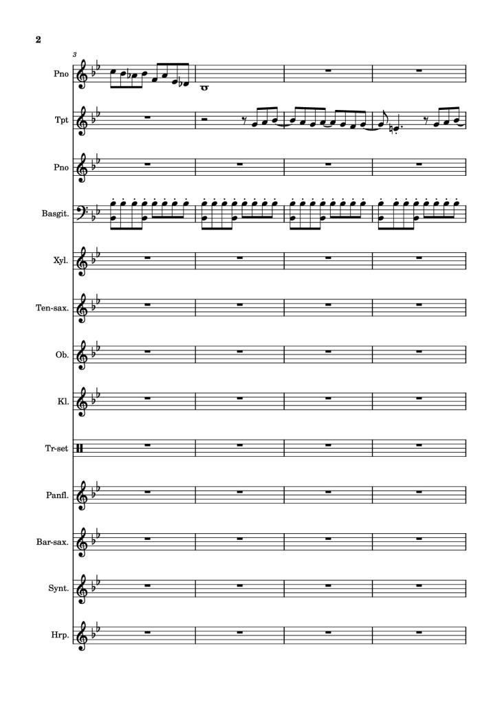 Page 2 of the piano sheet music PDF Piano – After Today, A goofy movie by Powerline