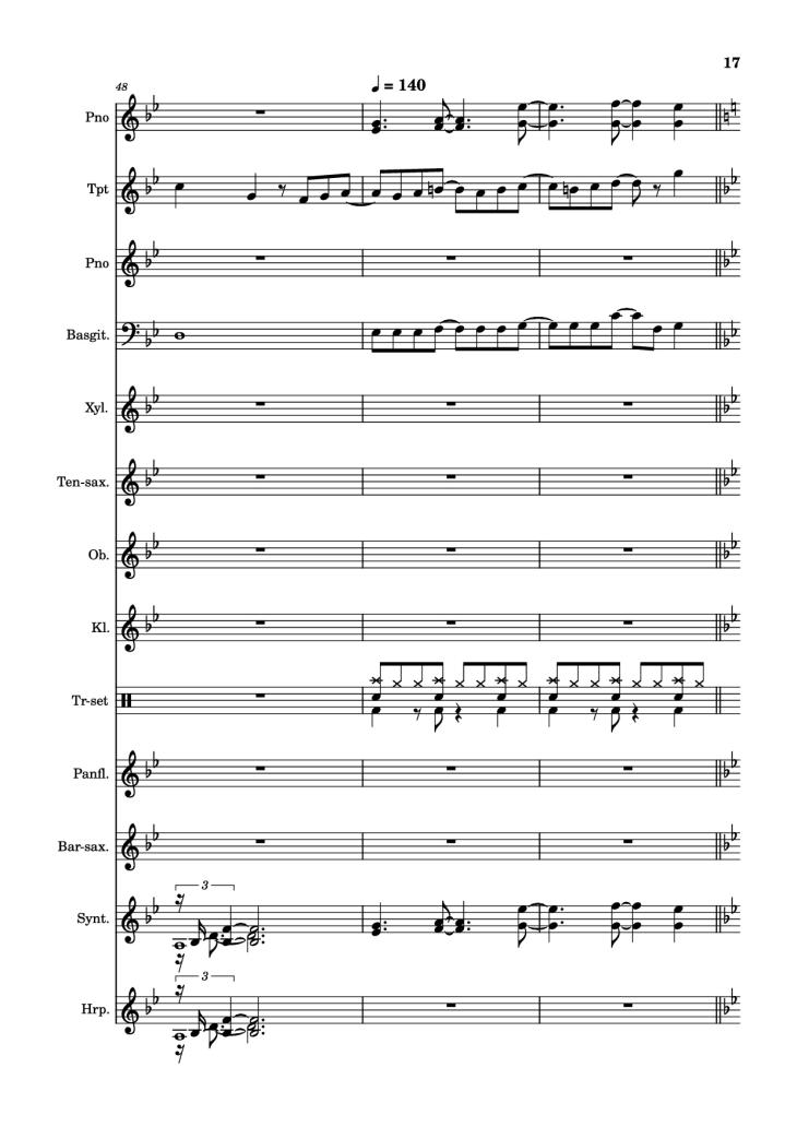 Page 17 of the piano sheet music PDF Piano – After Today, A goofy movie by Powerline