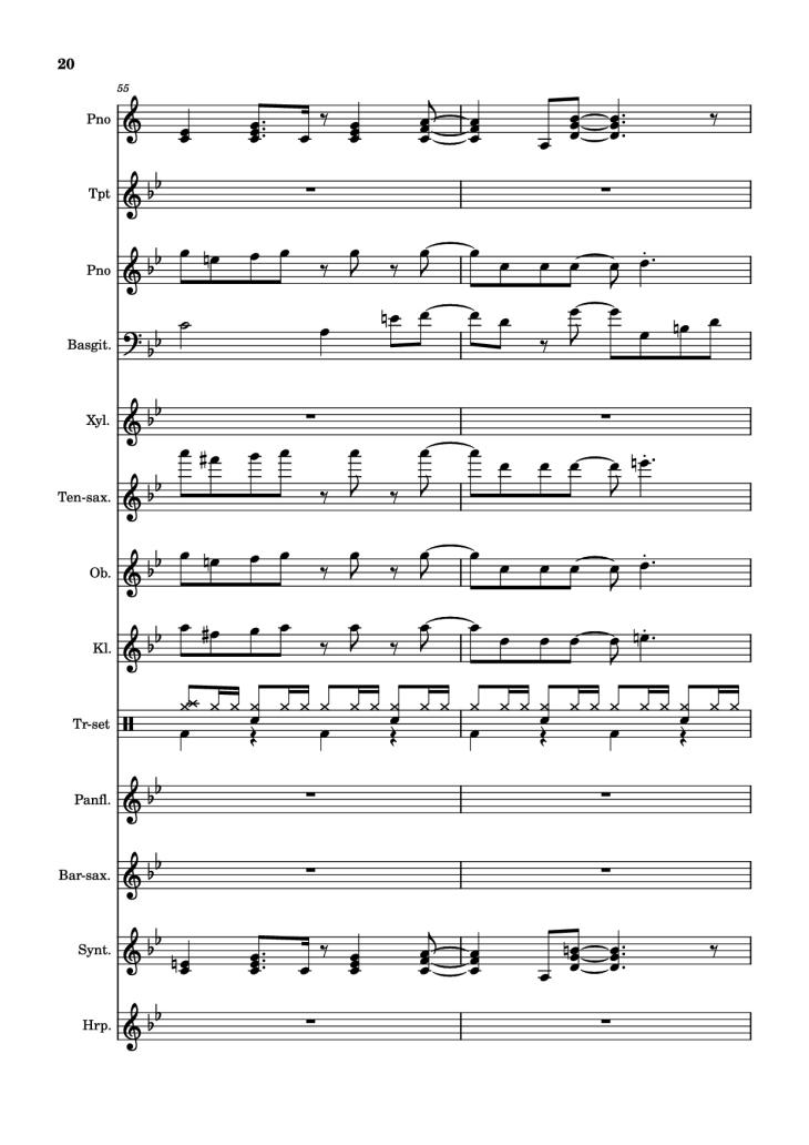 Page 20 of the piano sheet music PDF Piano – After Today, A goofy movie by Powerline